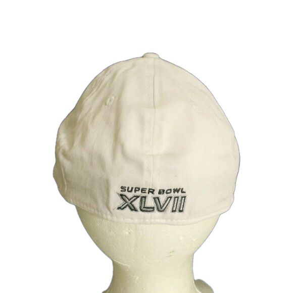 Baltimore Ravens 2012 AFC Champions Trophy Hat Cap NFL Small/Medium S/M White - Picture 2 of 10